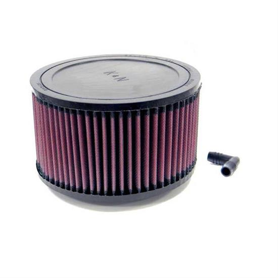 K&N RA-0960 Performance Air Filters, 4in Tall, Round