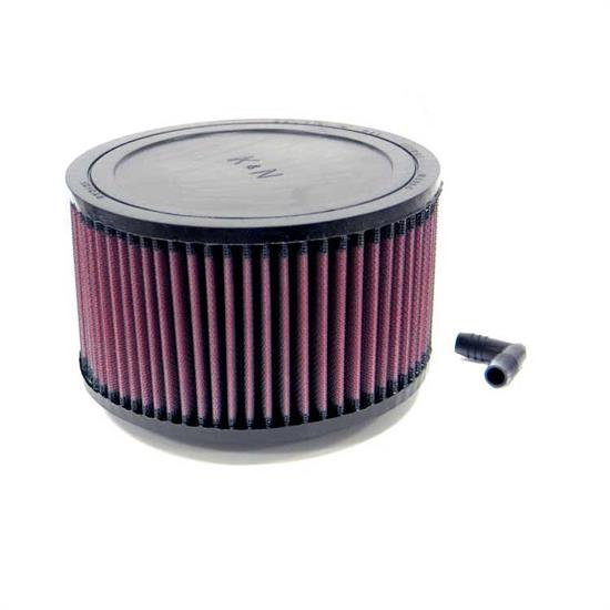 K&N RA-0960 Performance Air Filters, 4in Tall, Round