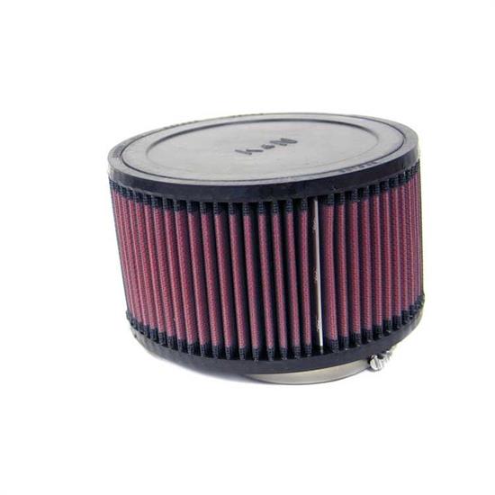 K&N RA-0990 Performance Air Filters, 4in Tall, Round