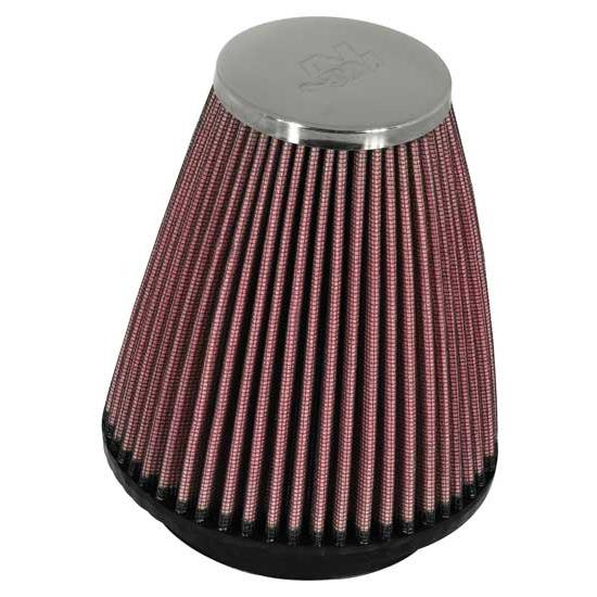 K&N RC-1250 Performance Air Filters, 4in Tall, Round Tapered