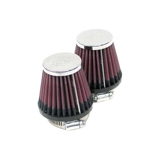K&N RC-1252 Performance Air Filters, 4in Tall, Round Tapered