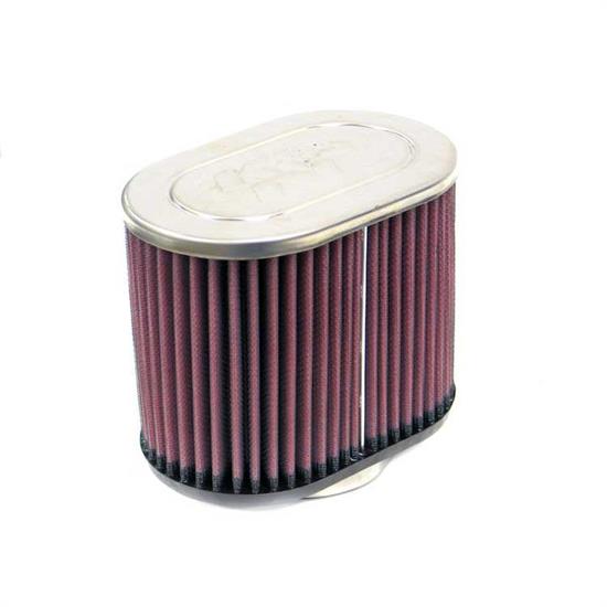 K&N RC-1500 Performance Air Filters, 5in Tall, Oval