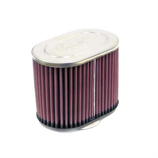 K&N RC-1500 Performance Air Filters, 5in Tall, Oval