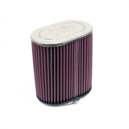 K&N RC-1520 Performance Air Filters, 7in Tall, Oval