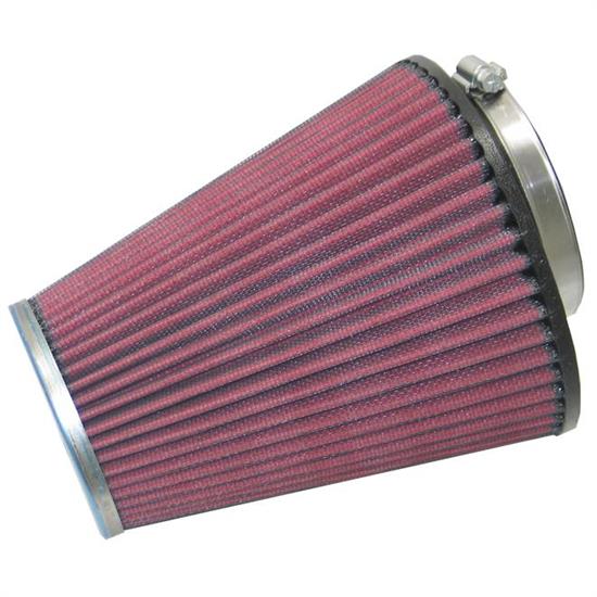 K&N RC-1586 Performance Air Filters, 6.625in Tall, Round Tapered