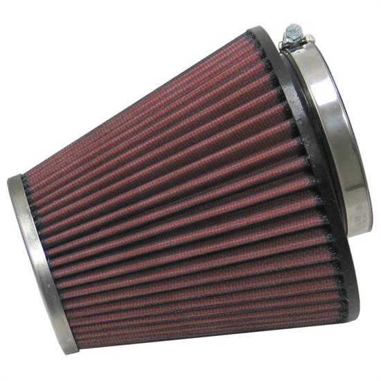 K&N RC-1637 Performance Air Filters, 5.438in Tall, Round Tapered
