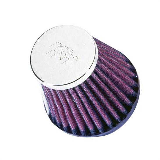 K&N RC-2580 Performance Air Filters, 3in Tall, Round Tapered