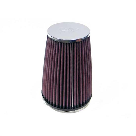 K&N RC-2710 Performance Air Filters, 6.5in Tall, Round Tapered