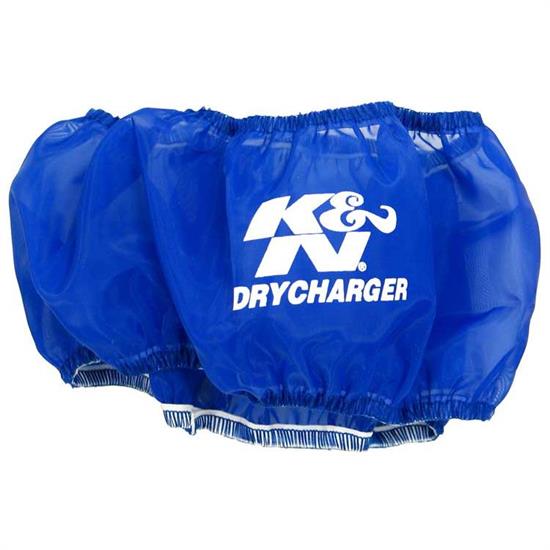 K&N RC-3028DL DryCharger Air Filter Wrap, 1.5in Tall, Blue