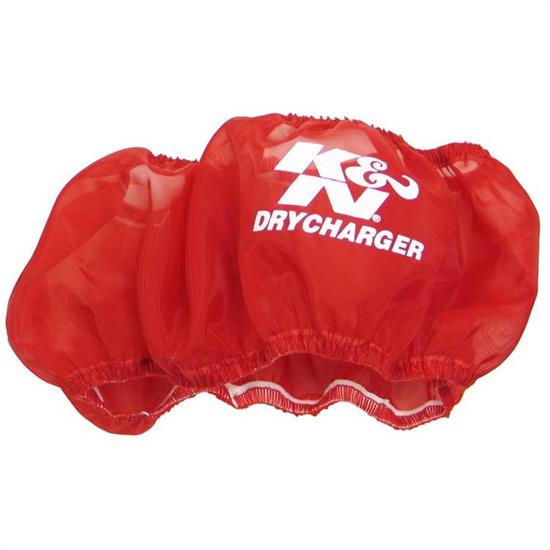 K&N RC-3028DR DryCharger Air Filter Wrap, 1.5in Tall, Red