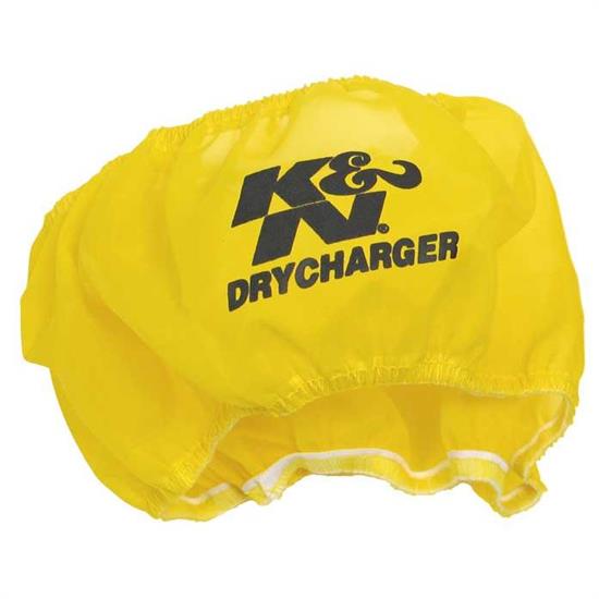 K&N RC-3028DY DryCharger Air Filter Wrap, 1.5in Tall, Yellow