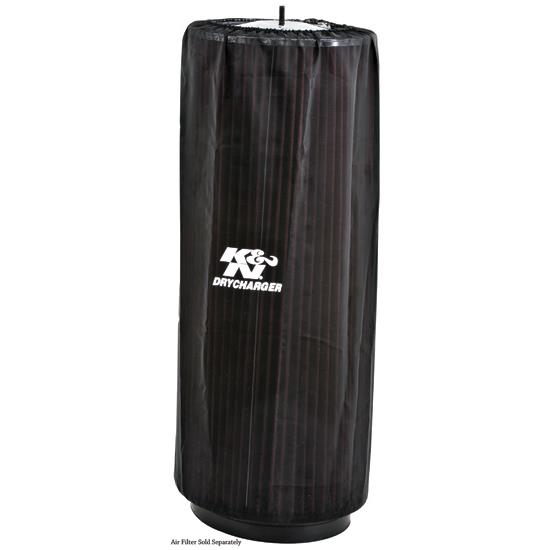 K&N RC-3070DK DryCharger Air Filter Wrap, 18in Tall, Black