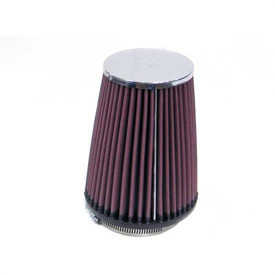 K&N RC-4540 Performance Air Filters, 6in Tall, Round Tapered