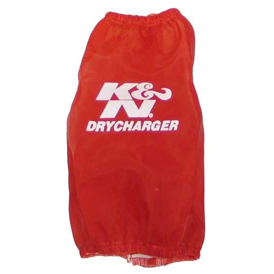 K&N RC-4630DR DryCharger Air Filter Wrap, 6.5in Tall, Red