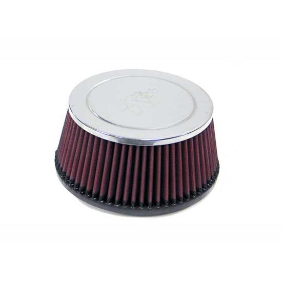 K&N RC-4640 Performance Air Filters, 3.125in Tall, Round Tapered