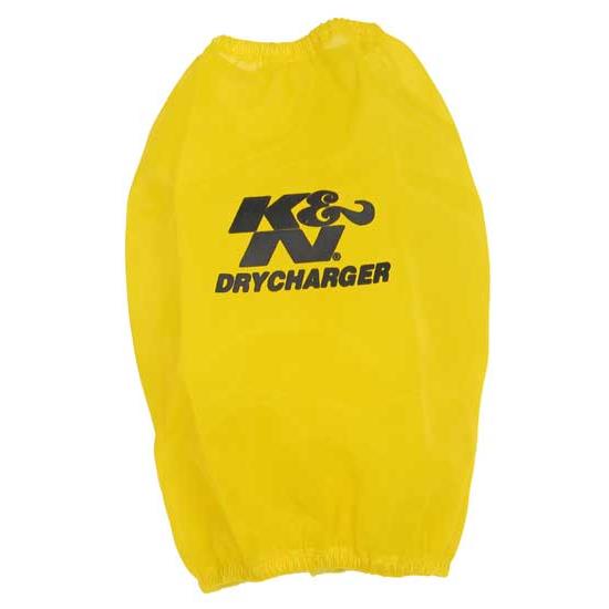 K&N RC-4690DY DryCharger Air Filter Wrap, 7.875in Tall, Yellow