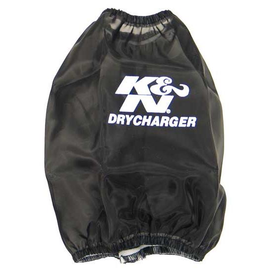K&N RC-4700DK DryCharger Air Filter Wrap, 6.75in Tall, Black