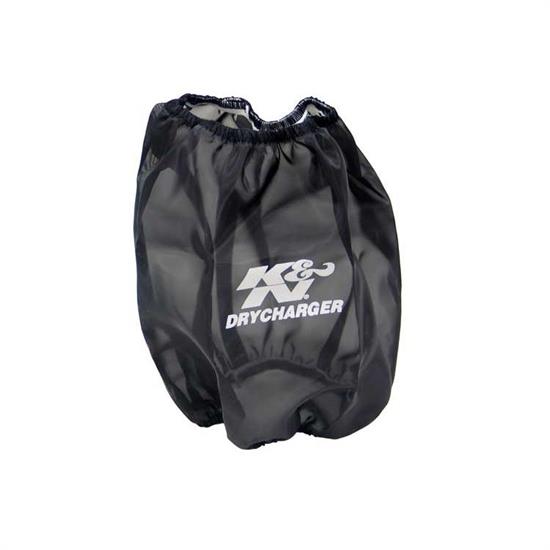 K&N RC-4900DK DryCharger Air Filter Wrap, 7.875in Tall, Black