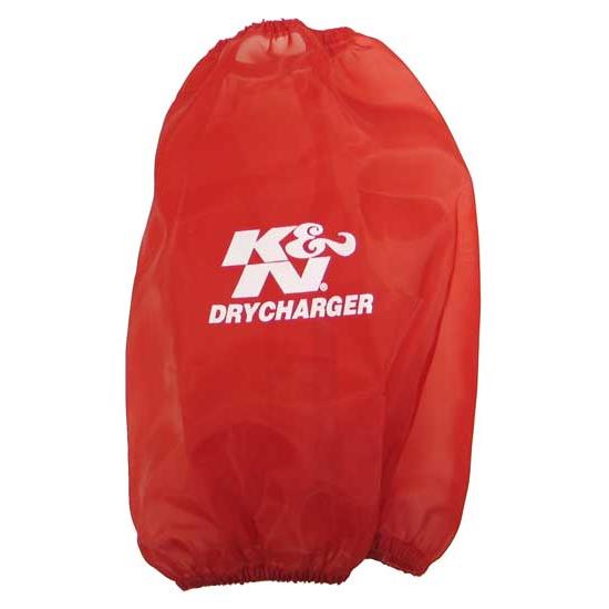 K&N RC-5046DR DryCharger Air Filter Wrap, 9in Tall, Red