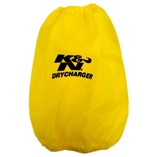 K&N RC-5046DY DryCharger Air Filter Wrap, 9in Tall, Yellow