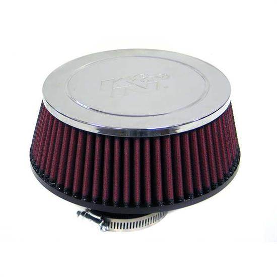 K&N RC-5048 Performance Air Filters, 2.563in Tall, Round Tapered