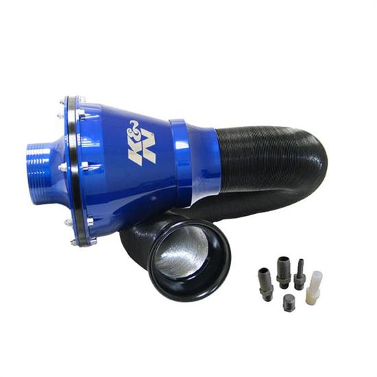 K&N RC-5052AL Apollo Universal Cold Air Intake Kit, Blue Case