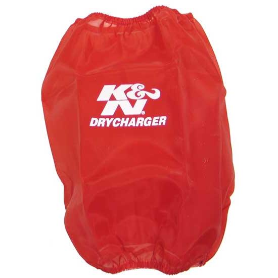 K&N RC-5102DR DryCharger Air Filter Wrap, 8.938in Tall, Red