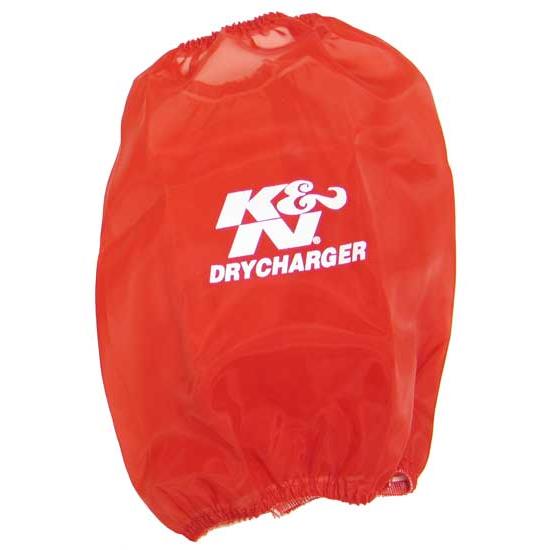 K&N RC-5106DR DryCharger Air Filter Wrap, 8in Tall, Red