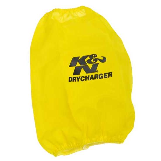 K&N RC-5106DY DryCharger Air Filter Wrap, 8in Tall, Yellow