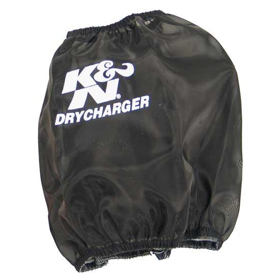 K&N RC-5107DK DryCharger Air Filter Wrap, 6.5in Tall, Black