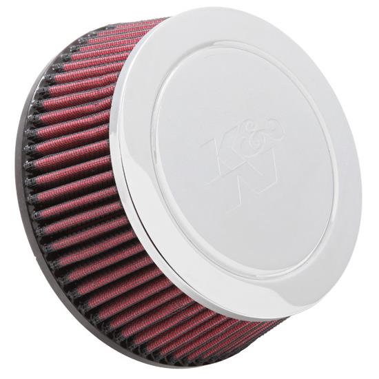 K&N RC-5124 Performance Air Filters, 2.563in Tall, Round Tapered