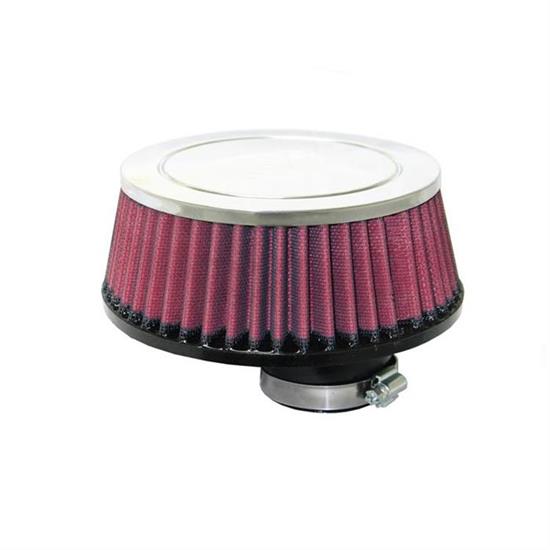 K&N RC-5125 Performance Air Filters, 2.563in Tall, Round Tapered