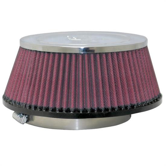 K&N RC-5151 Performance Air Filters, 3.656in Tall, Round Tapered