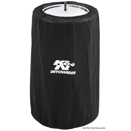 K&N RC-5165DK DryCharger Air Filter Wrap, 13in Tall, Black