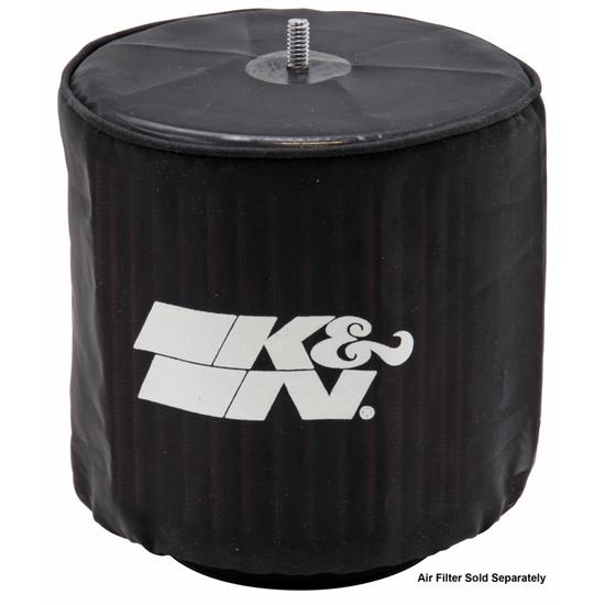 K&N RC-5182DK Air Filter Wrap, 5in Tall, Black