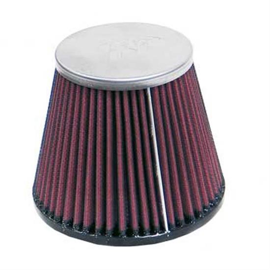 K&N RC-8410 Performance Air Filters, 4.344in Tall, Round Tapered