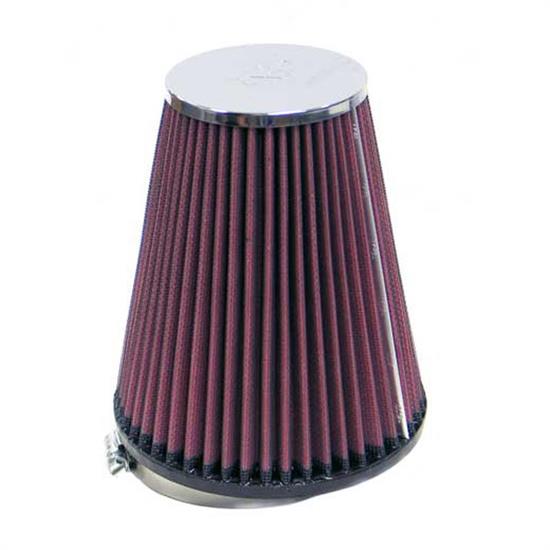 K&N RC-8480 Performance Air Filters, 6.75in Tall, Round Tapered