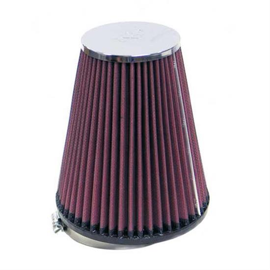 K&N RC-8480 Performance Air Filters, 6.75in Tall, Round Tapered