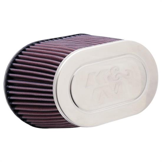 K&N RC-9330 Performance Air Filters, 5.313in Tall, Oval Straight