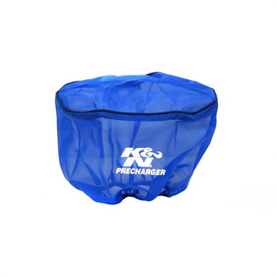 K&N RD-5000PL PreCharger Air Filter Wrap, 6.5in Tall, Blue