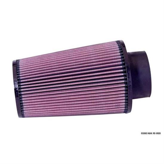 K&N RE-0920 Performance Air Filters, 9in Tall, Round Tapered