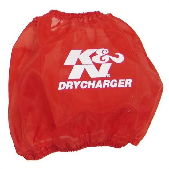 K&N RF-1001DR DryCharger Air Filter Wrap, 5in Tall, Red