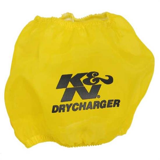 K&N RF-1001DY DryCharger Air Filter Wrap, 5in Tall, Yellow