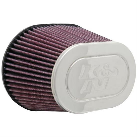 K&N RF-1001 Air Filter, 5in Tall, Oval Straight