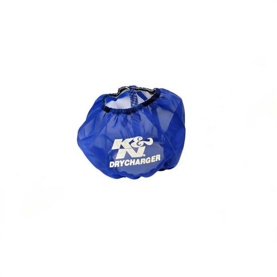 K&N RF-1009DL DryCharger Air Filter Wrap, 4in Tall, Blue