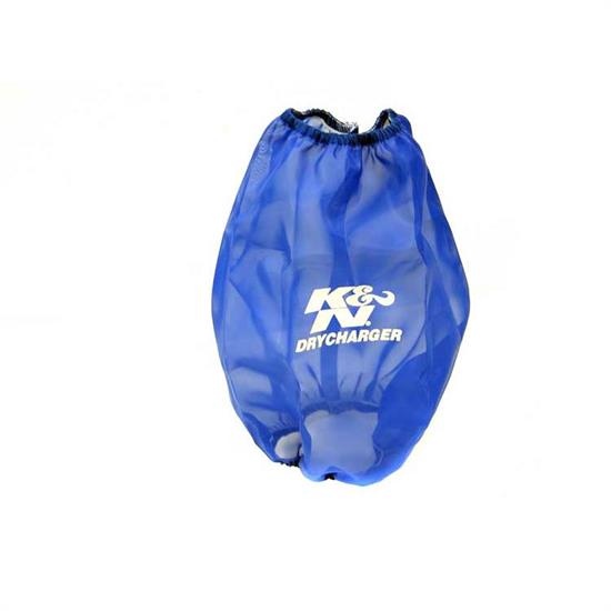 K&N RF-1012DL DryCharger Air Filter Wrap, 9in Tall, Blue