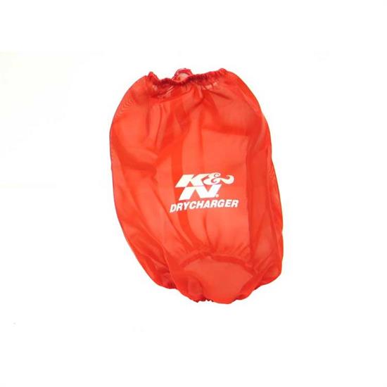 K&N RF-1012DR DryCharger Air Filter Wrap, 9in Tall, Red