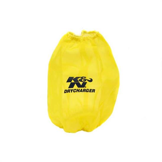 K&N RF-1012DY DryCharger Air Filter Wrap, 9in Tall, Yellow