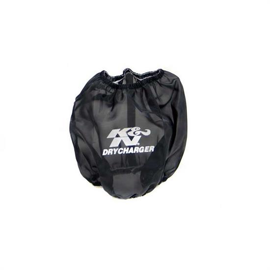 K&N RF-1014DK DryCharger Air Filter Wrap, 6.5in Tall, Black