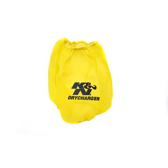 K&N RF-1014DY DryCharger Air Filter Wrap, 6.5in Tall, Yellow